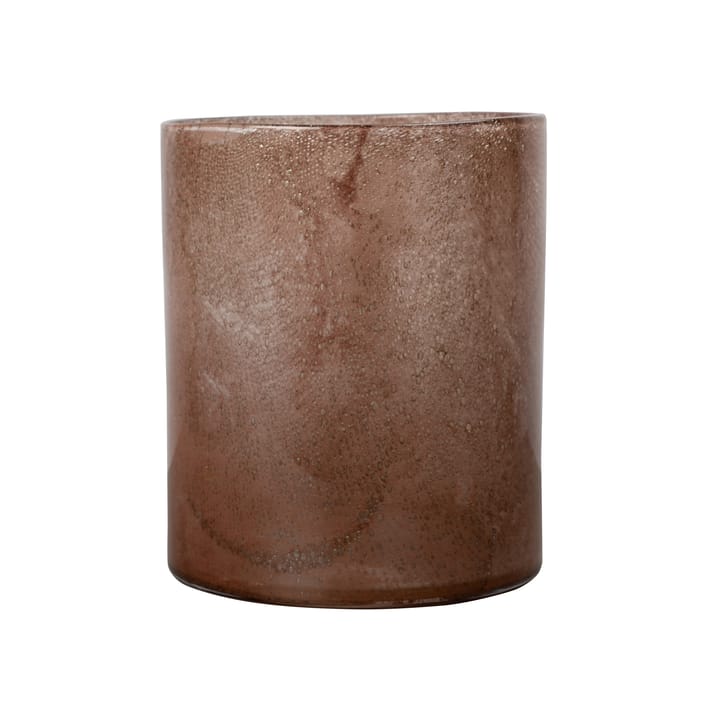 Calore lantern-vase L Ø20 cm - rusty red - Byon