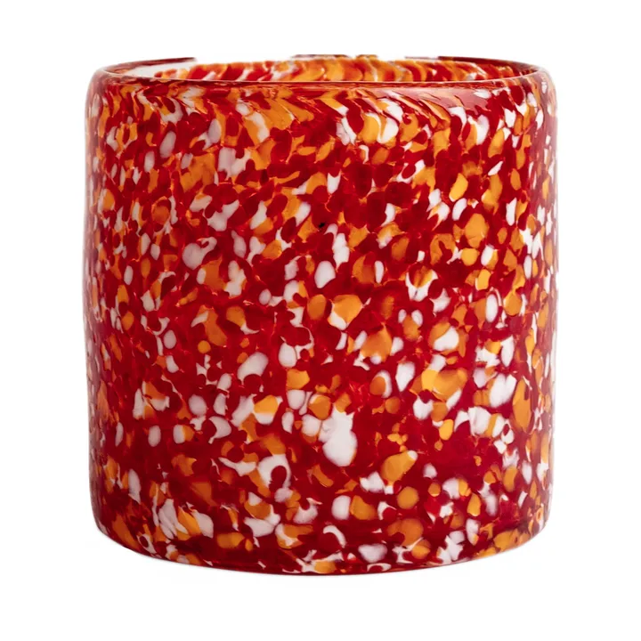 Calore tealight holder XS 10 cm - Red-orange - Byon