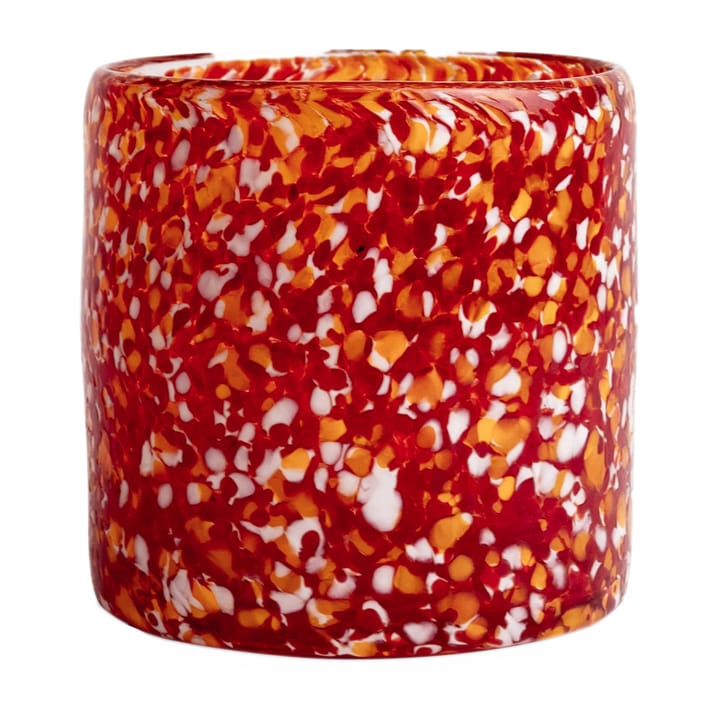 Calore tealight holder XS 10 cm - Red-orange - Byon