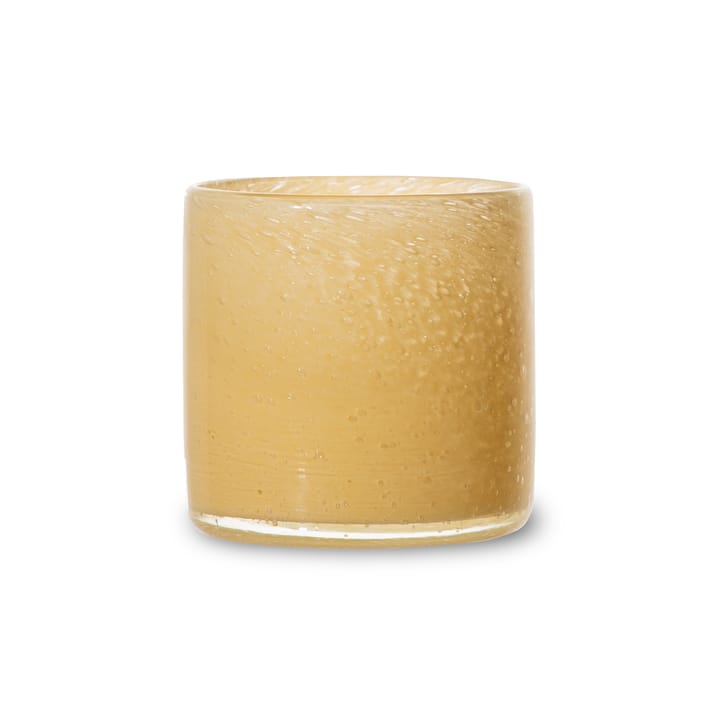 Calore tealight holder XS 10 cm - Yellow - Byon