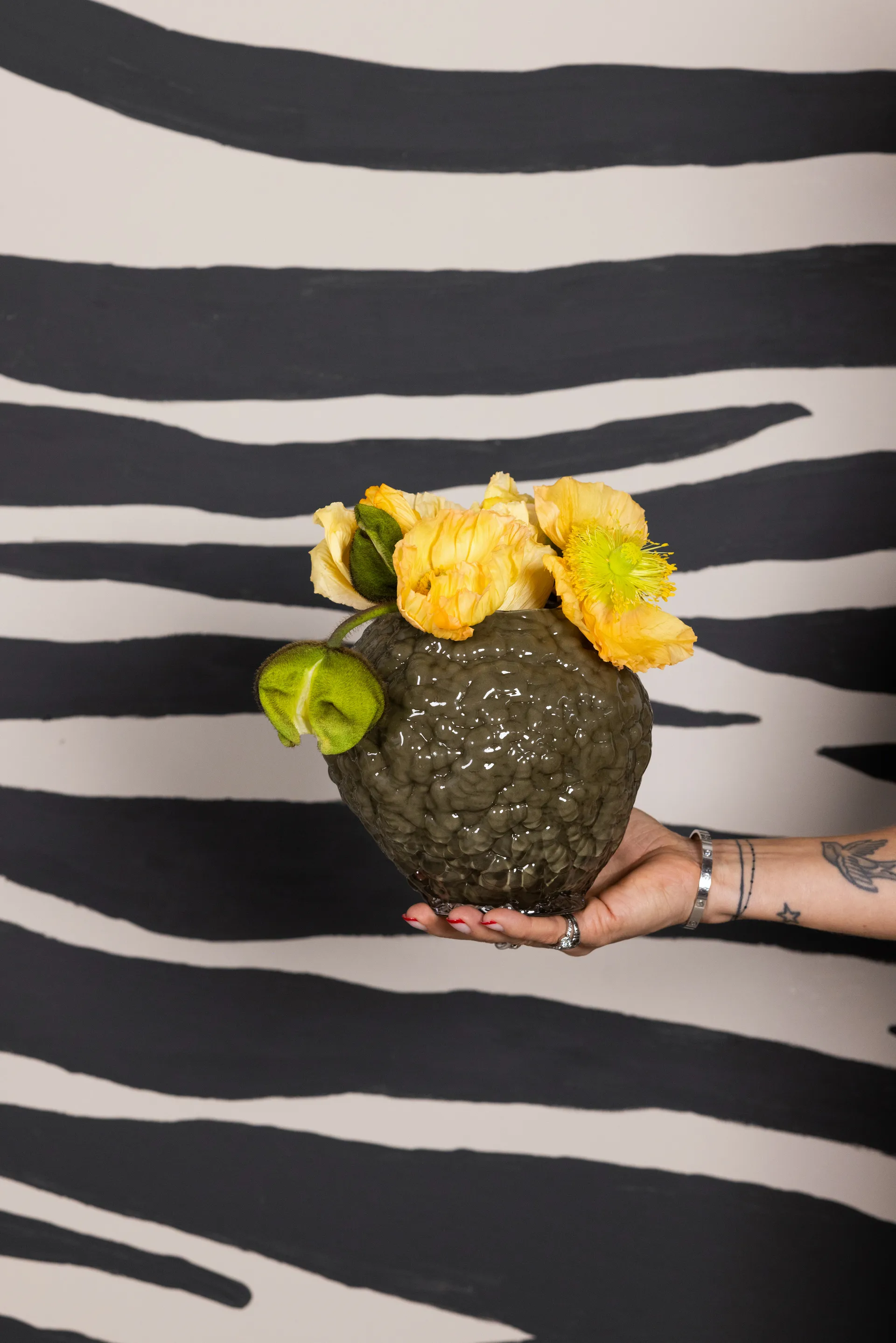 Corallo vase XS 19x17x17.5 cm, Green Byon