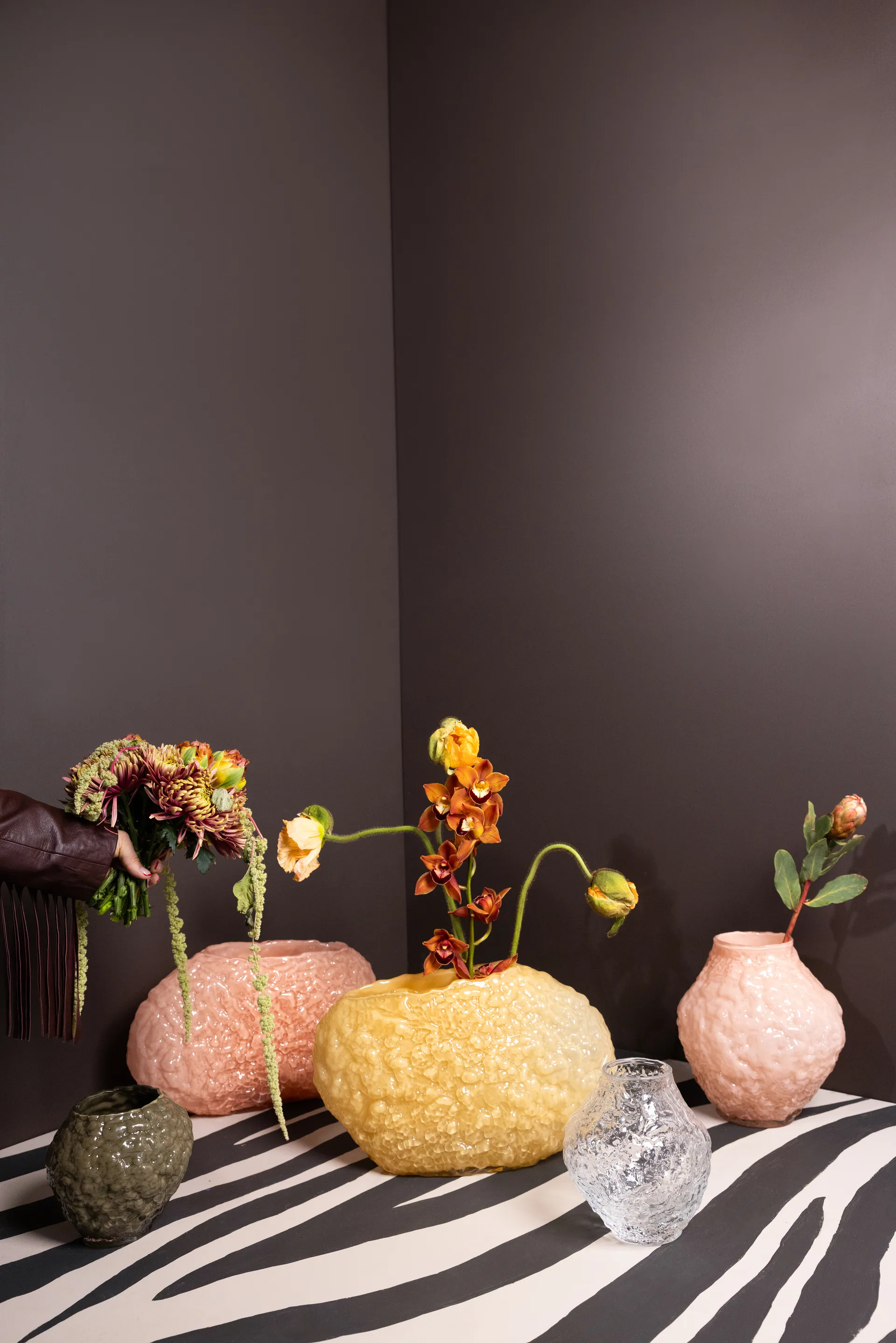 Corallo vase XS 19x17x17.5 cm, Green Byon