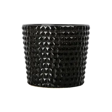 Corinne flower pot S Ø16.5 cm - black - Byon