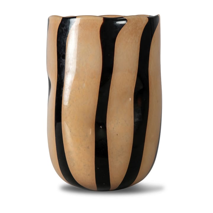 Curt vase 30 cm - Black-beige - Byon