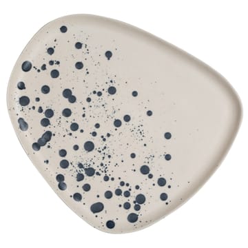 Dottie plate 21 cm - Black-white - Byon