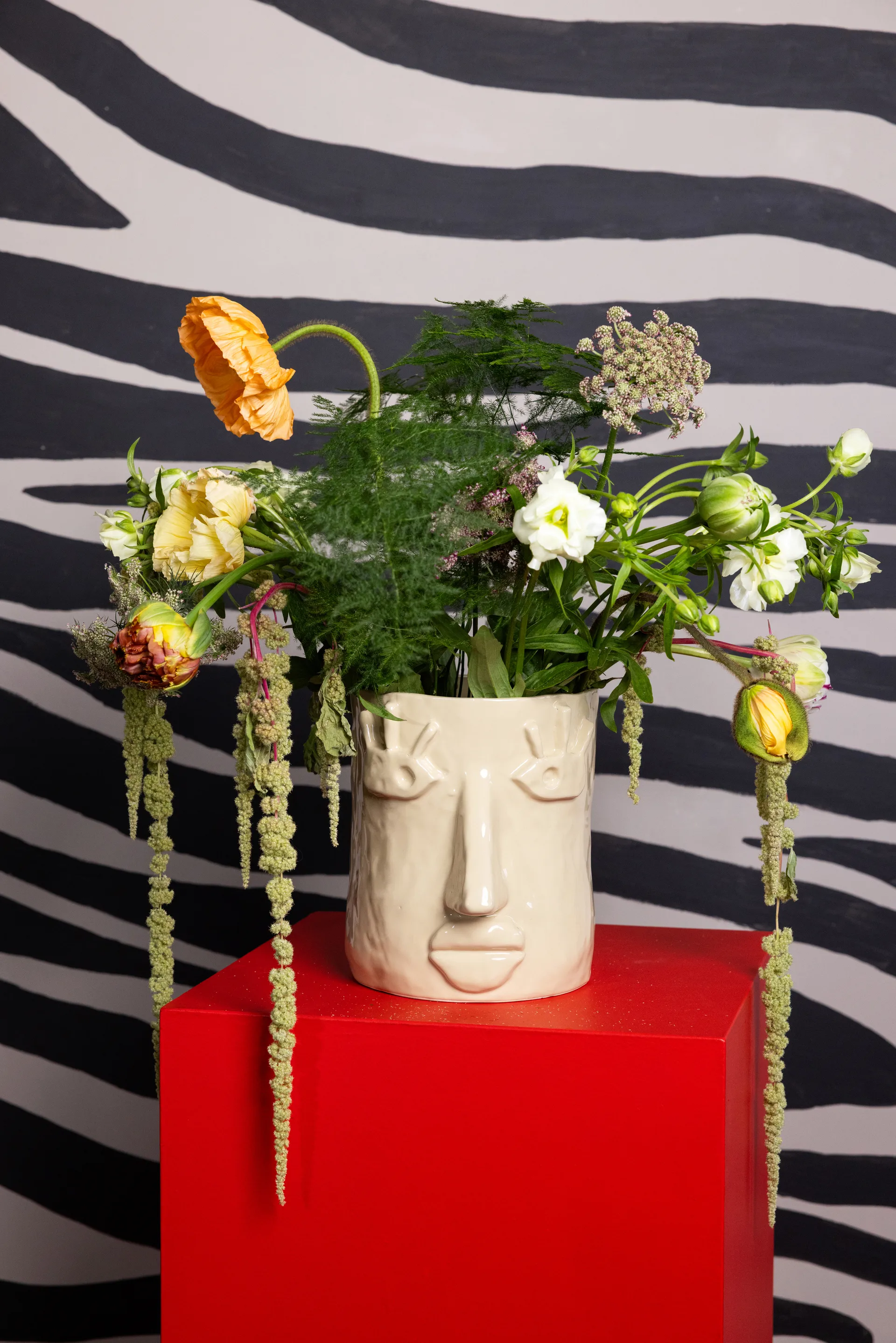 Facy pot S 15.5x12x15 cm, Beige Byon