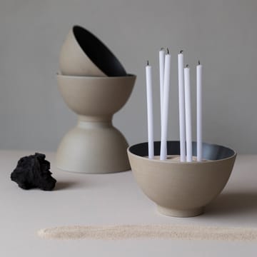 Fumiko bowl Ø 24 cm - Beige-black - Byon