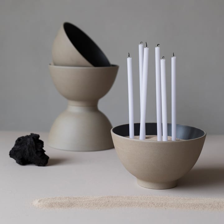 Fumiko bowl Ø 24 cm - Beige-black - Byon