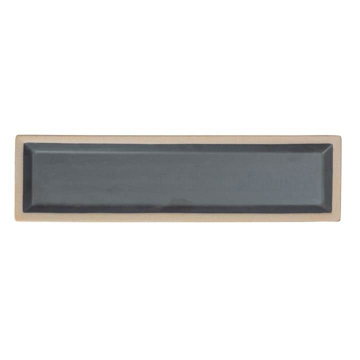 Fumiko plate 11.5x43 cm - Beige-black - Byon