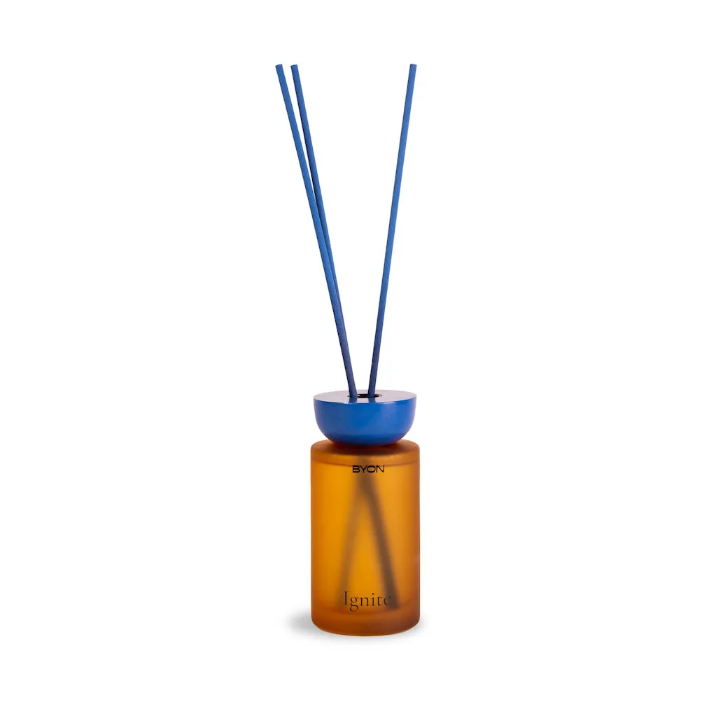 Byon Ignite diffuser Amber-blue | Scandinavian Design | Scented candles & diffusers | Orange