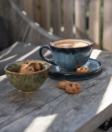 Jade cup with saucer - blue - Byon