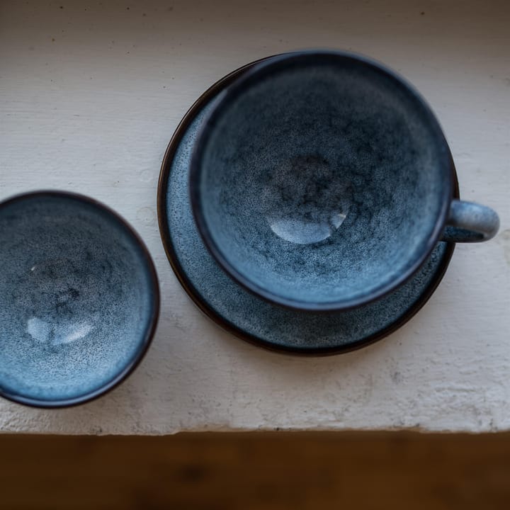 Jade cup with saucer - blue - Byon