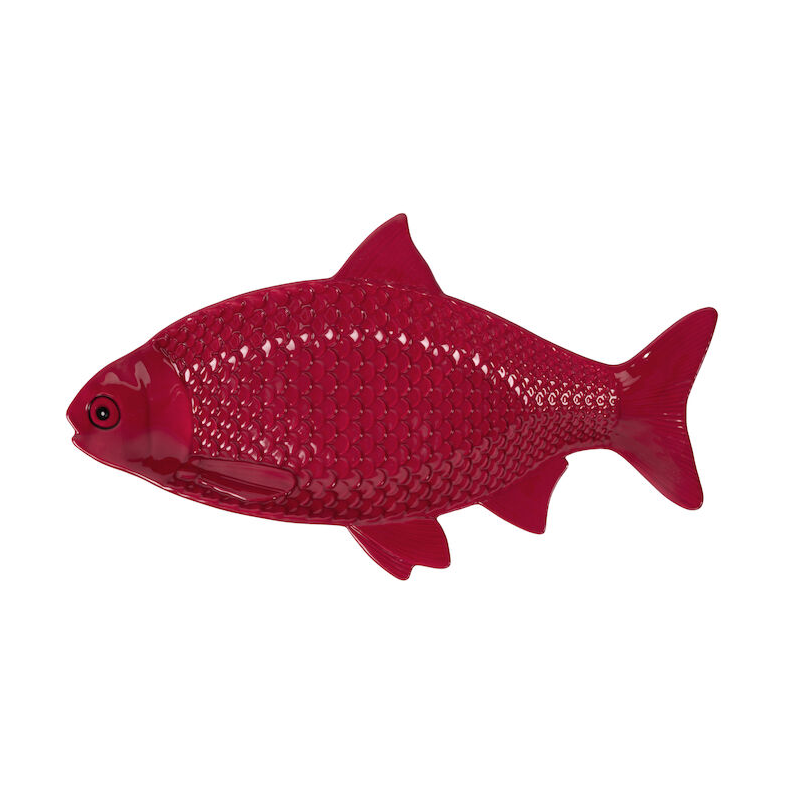 Byon Kai plate 21x36 cm Wine red | Scandinavian Design | Dinner plates | Red