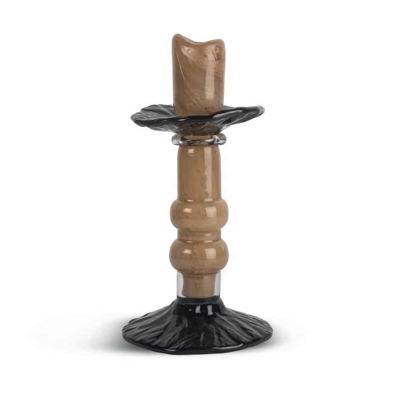 Byon Lara candle holder S 22 cm Beige-black