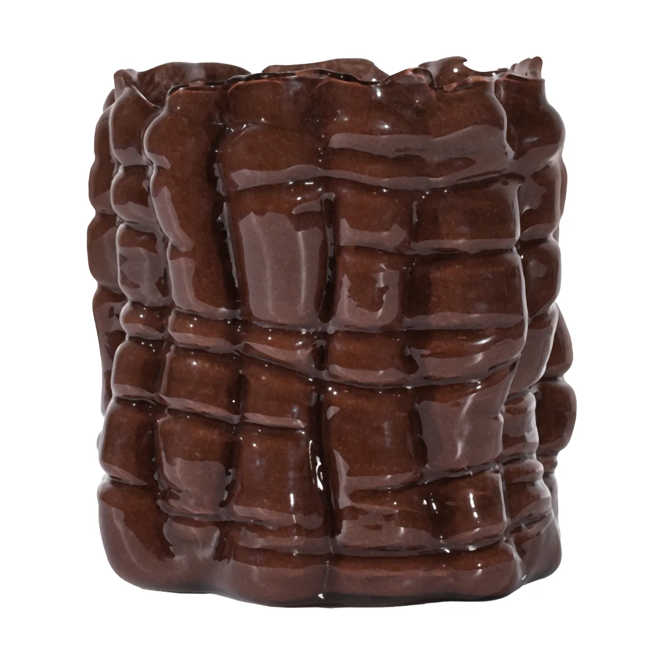 Laranne candle holder Ø10 cm, Brown Byon