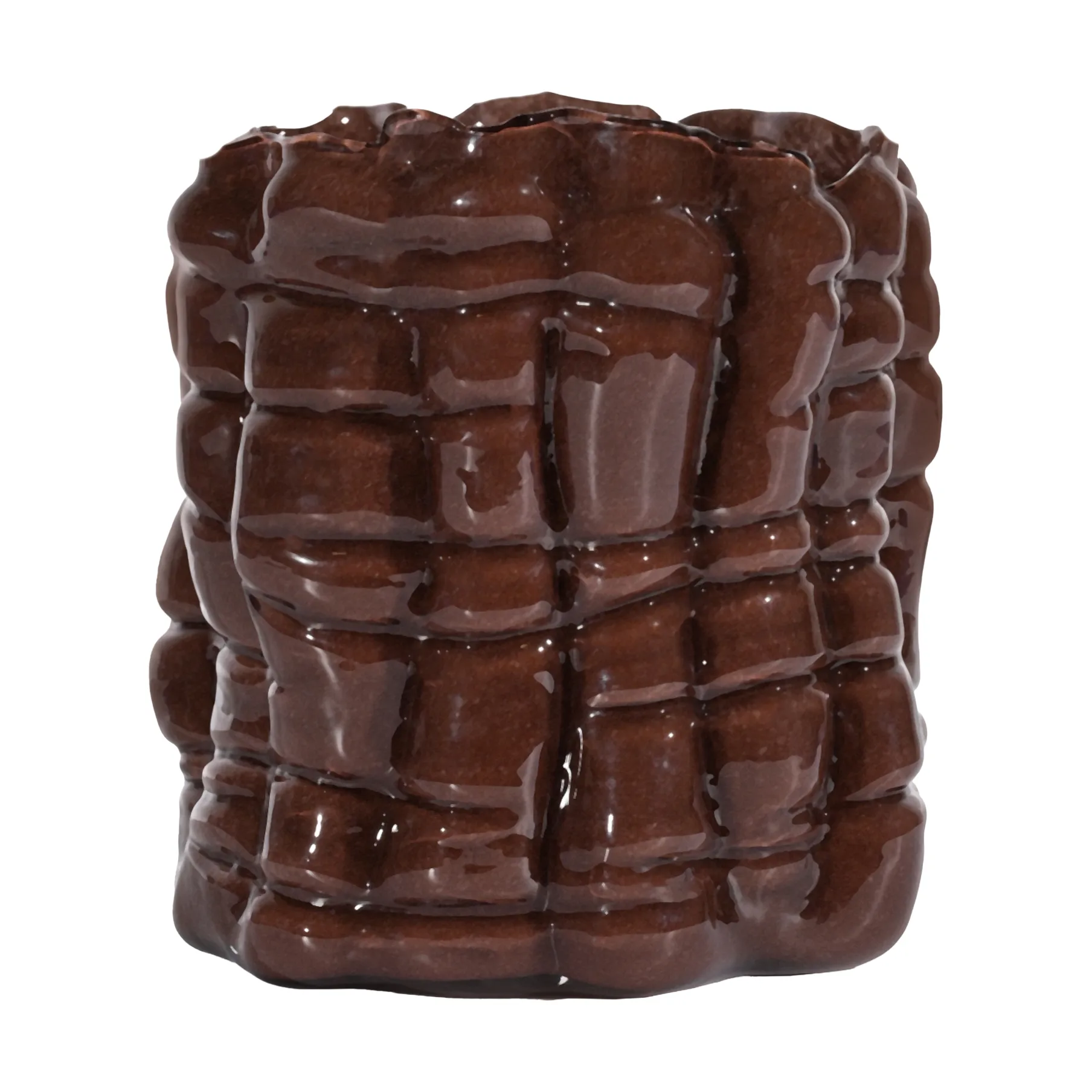 Laranne candle holder Ø15 cm, Brown Byon