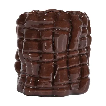 Laranne candle holder Ø15 cm - Brown - Byon