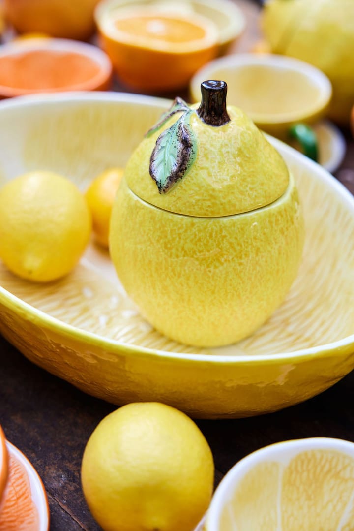 Lemon bowl with lid - Ø11x14.5 cm - Byon
