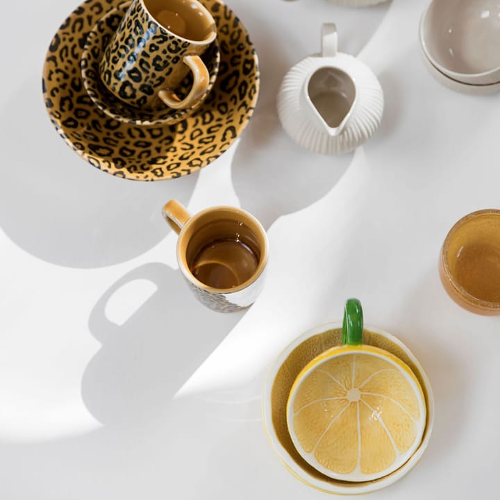 Lemon cup with saucer 25 cl, Yellow Byon