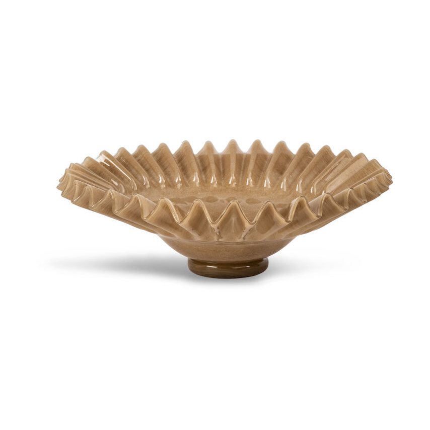 Byon Lori bowl L Ø38 cm Beige | Scandinavian Design | Decorative bowls | Beige