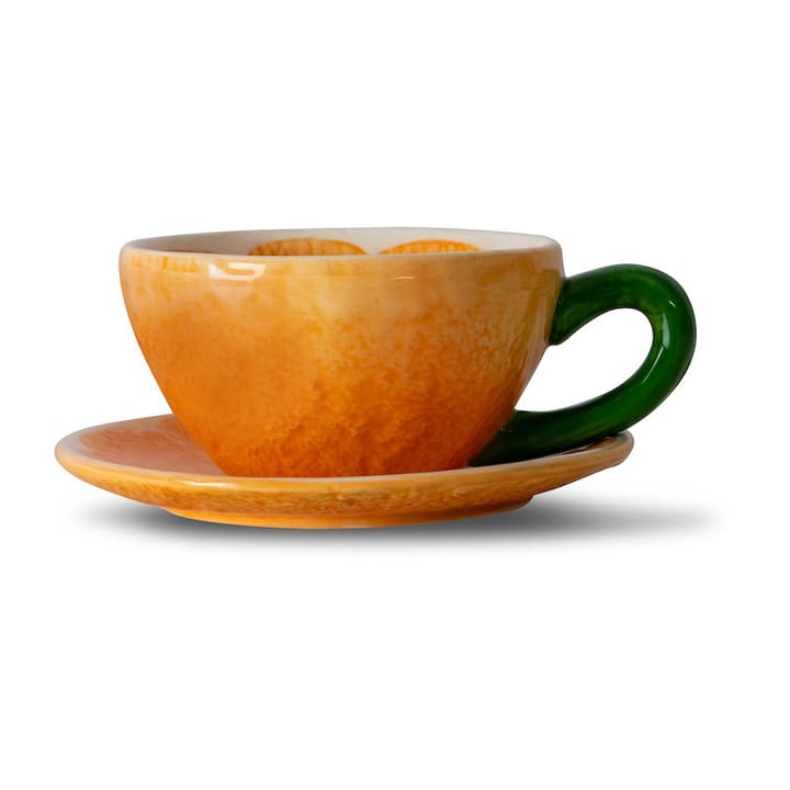 Mandarie cup with saucer 25 cl - Orange - Byon