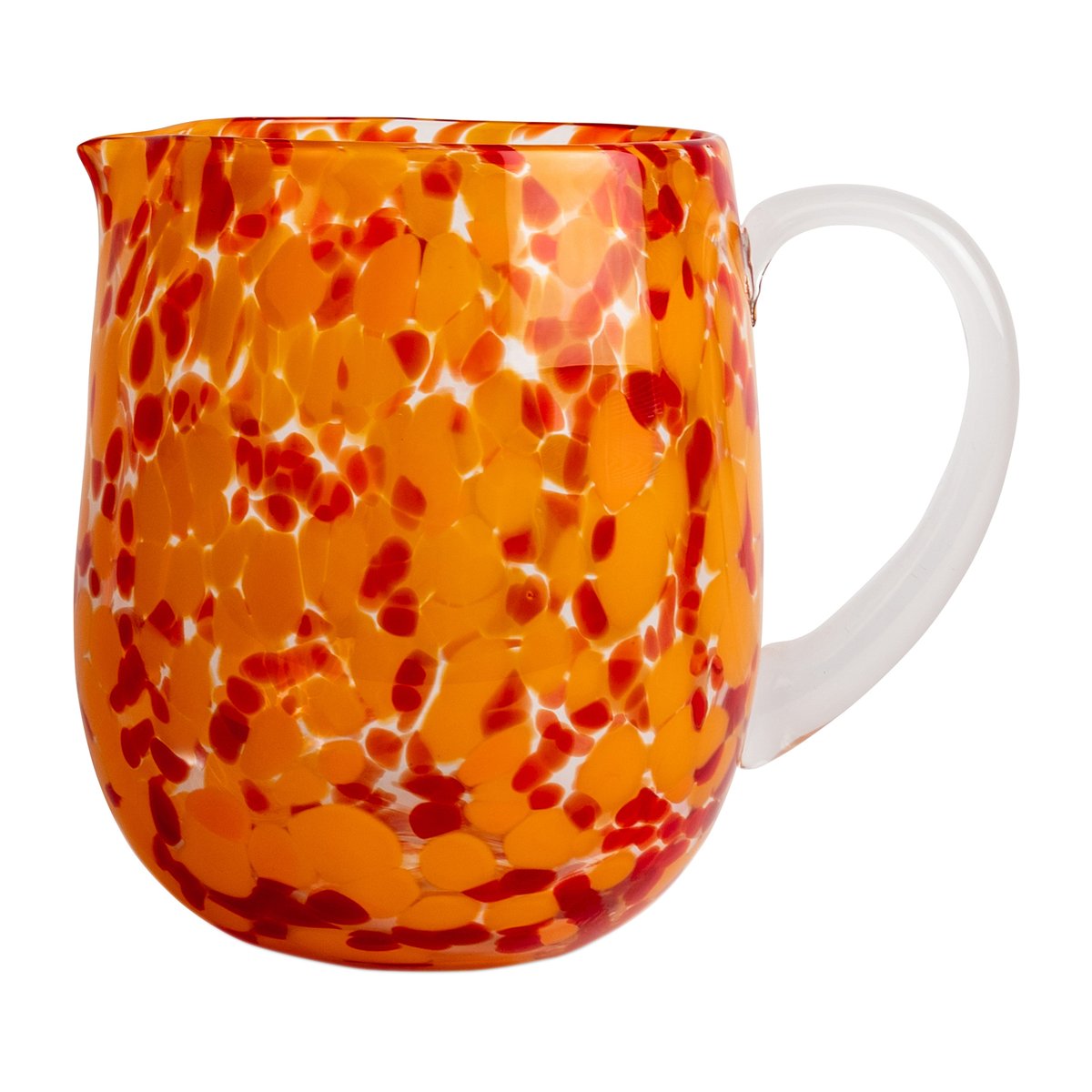 Byon Messy jug round 2.8 l Red-orange | Scandinavian Design | Water jugs and carafes | Red
