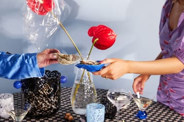 Messy vase-wine cooler - Black-blue - Byon