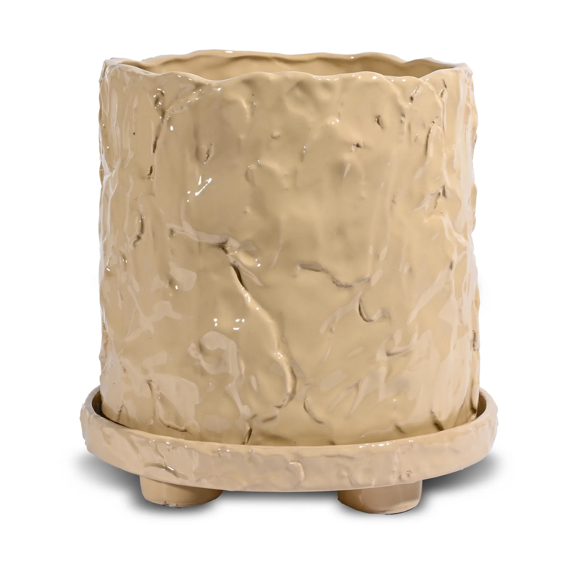 Muddy pot L Ø23 cm, Beige Byon