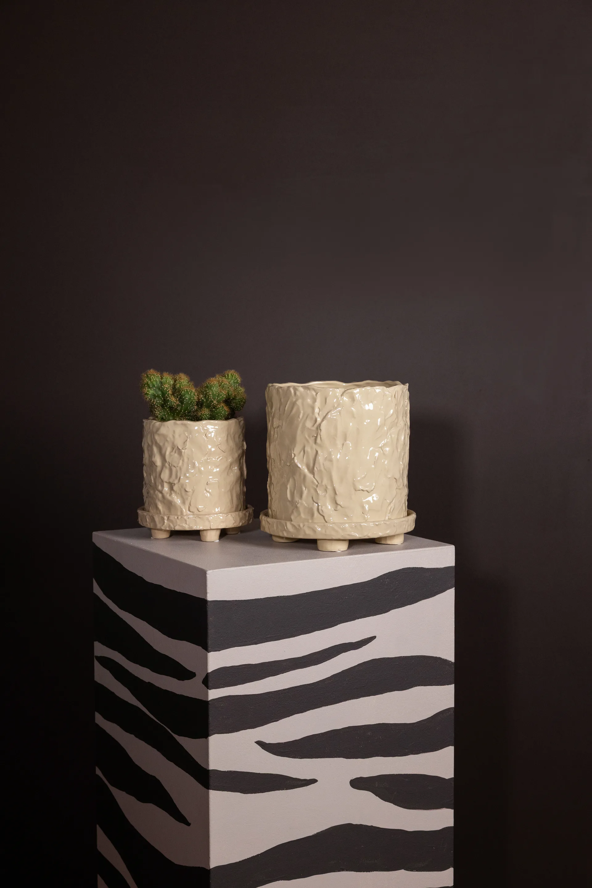 Muddy pot L Ø23 cm, Beige Byon