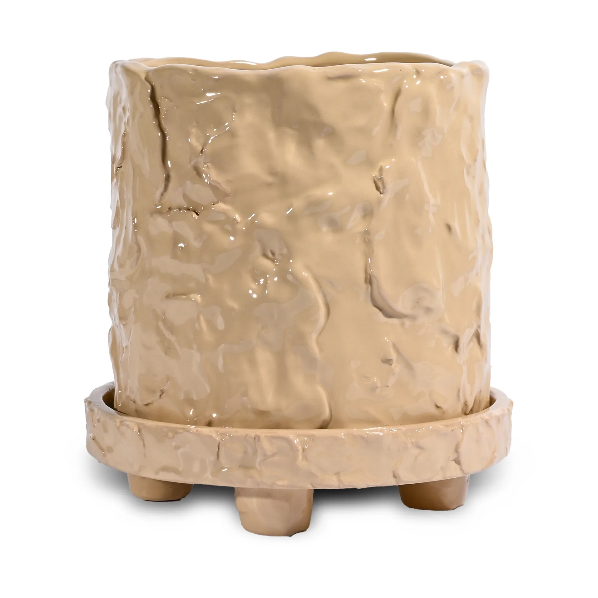 Muddy pot S Ø17.5 cm, Beige Byon