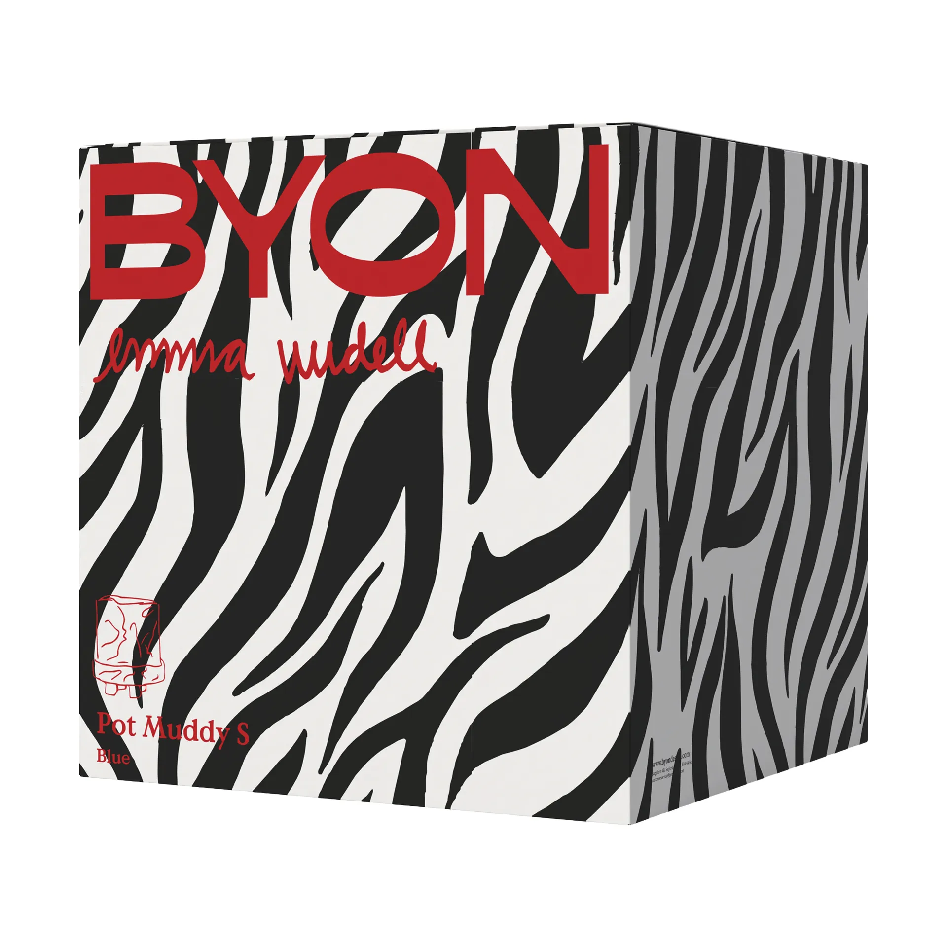 Muddy pot S Ø17.5 cm, Blue Byon