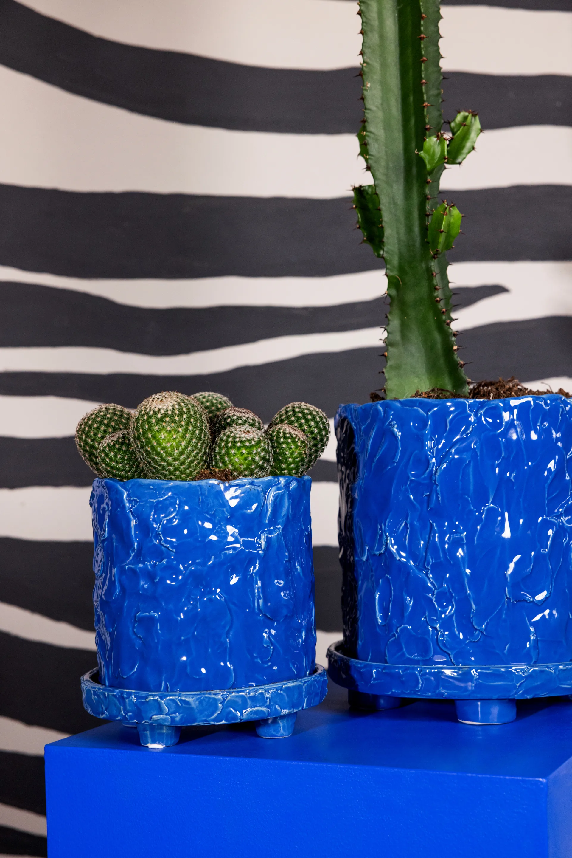 Muddy pot S Ø17.5 cm, Blue Byon