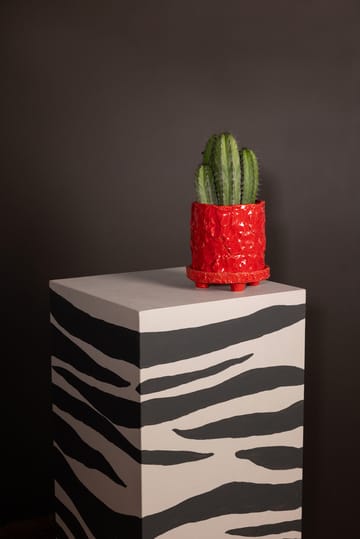 Muddy pot S Ø17.5 cm - Red - Byon