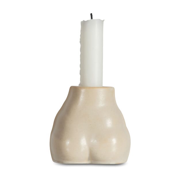 Nature candle sticks 9.5 cm - Beige - Byon