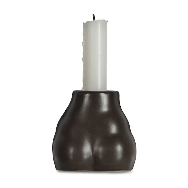 Byon Nature candle sticks 9.5 cm Brown | Scandinavian Design | Candle holders | Brown