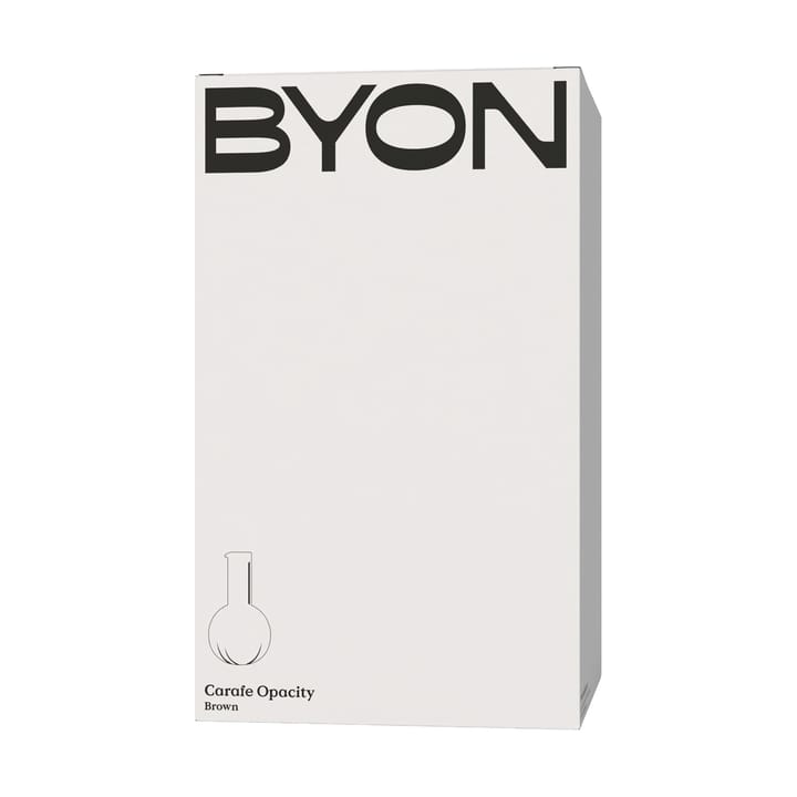 Opacity carafe, Brown Byon