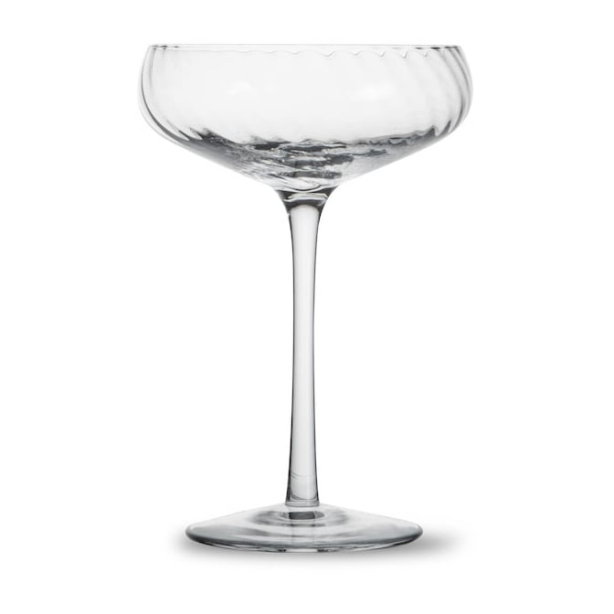 Byon Opacity champagne coupe 30 cl Clear | Scandinavian Design | Champagne glasses | Transparent