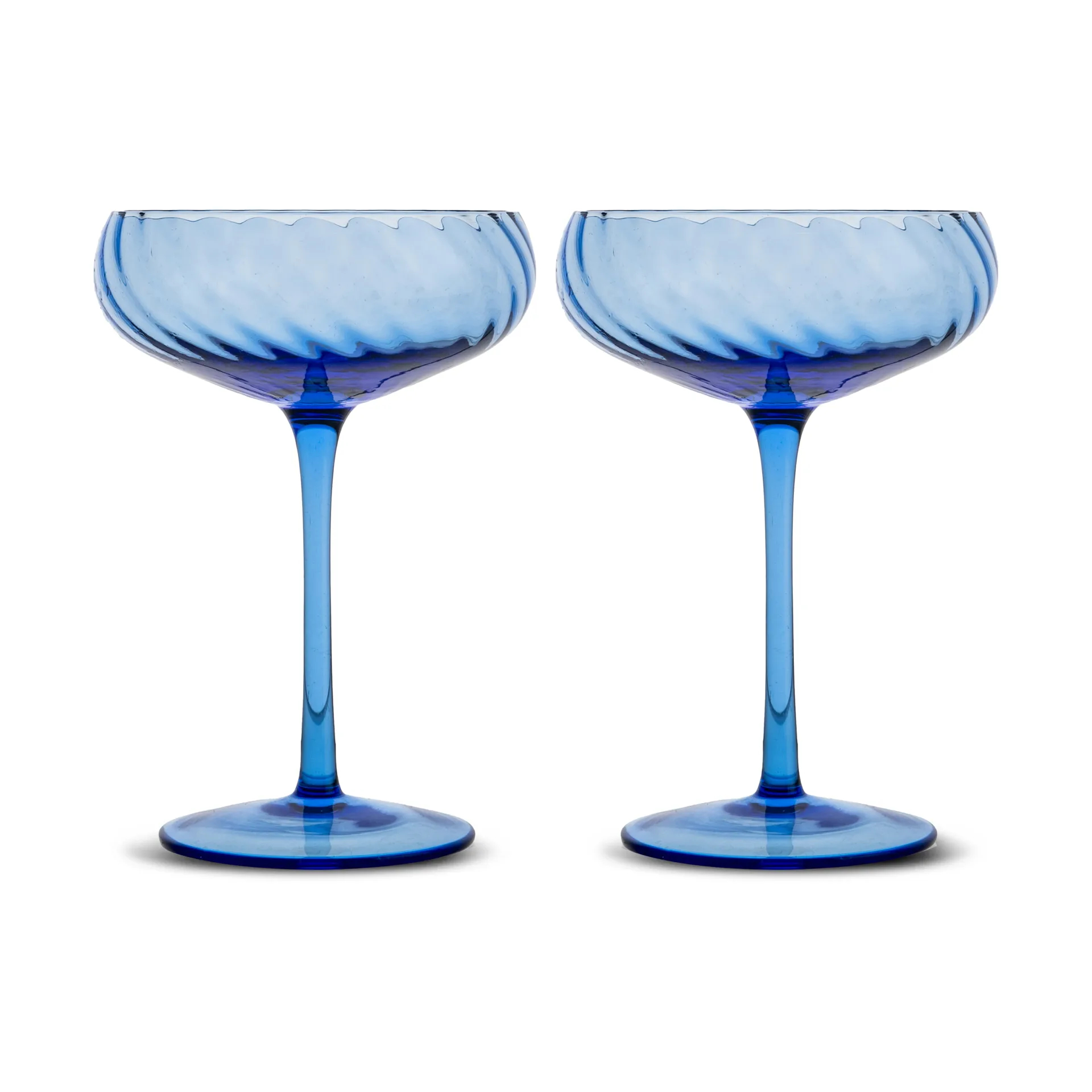 Opacity champagne coupe 300 ml 2-pack, Blue Byon