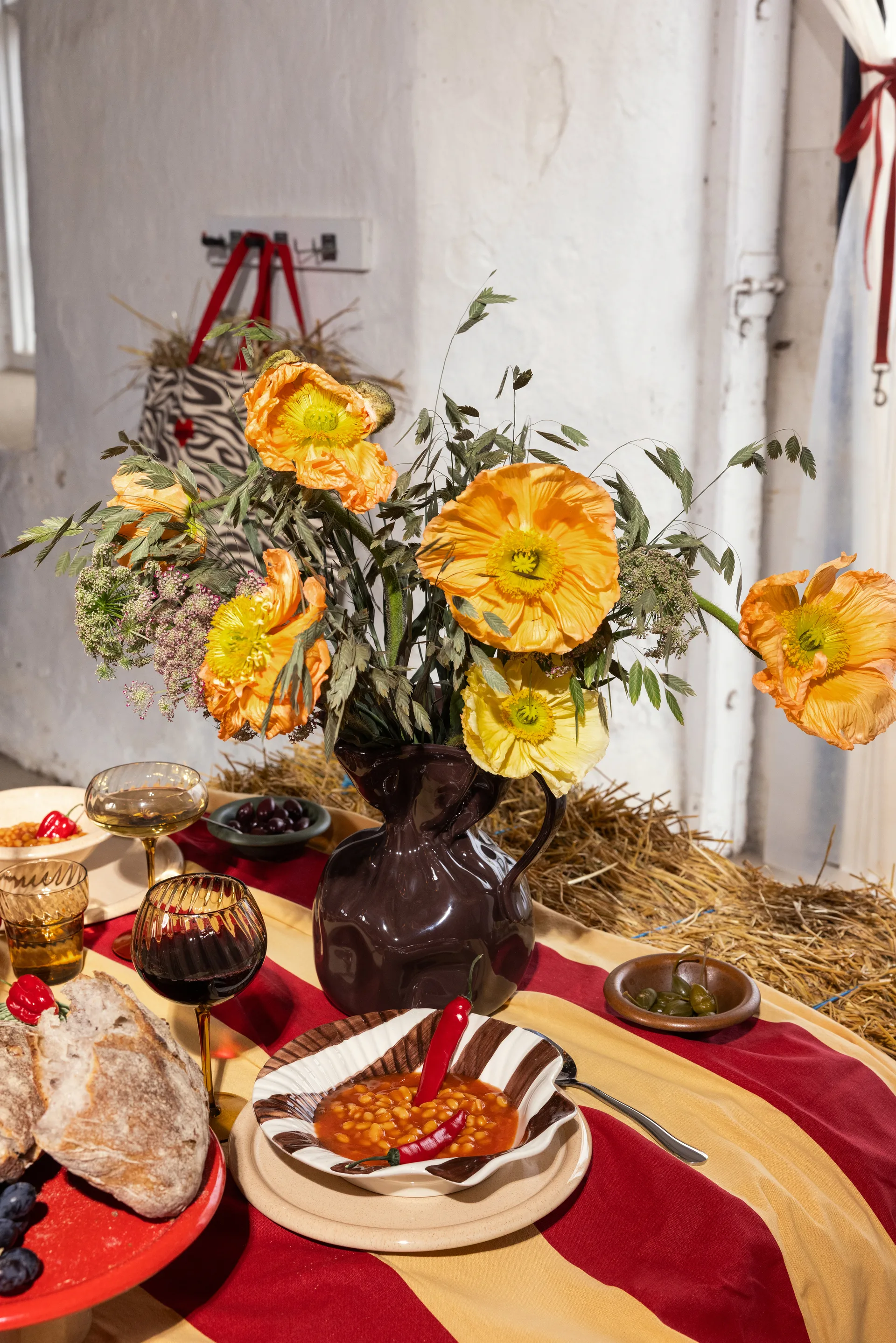 Opacity drinking glasses 30 cl 2-pack, Brown Byon