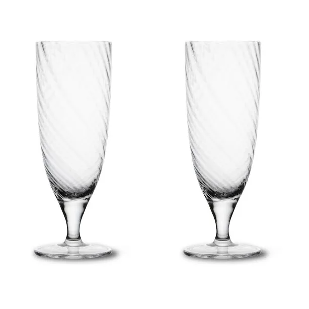 Byon Opacity drinking glasses 37 cl 2-pack Clear | Scandinavian Design | Drinking glasses & tumblers | Transparent