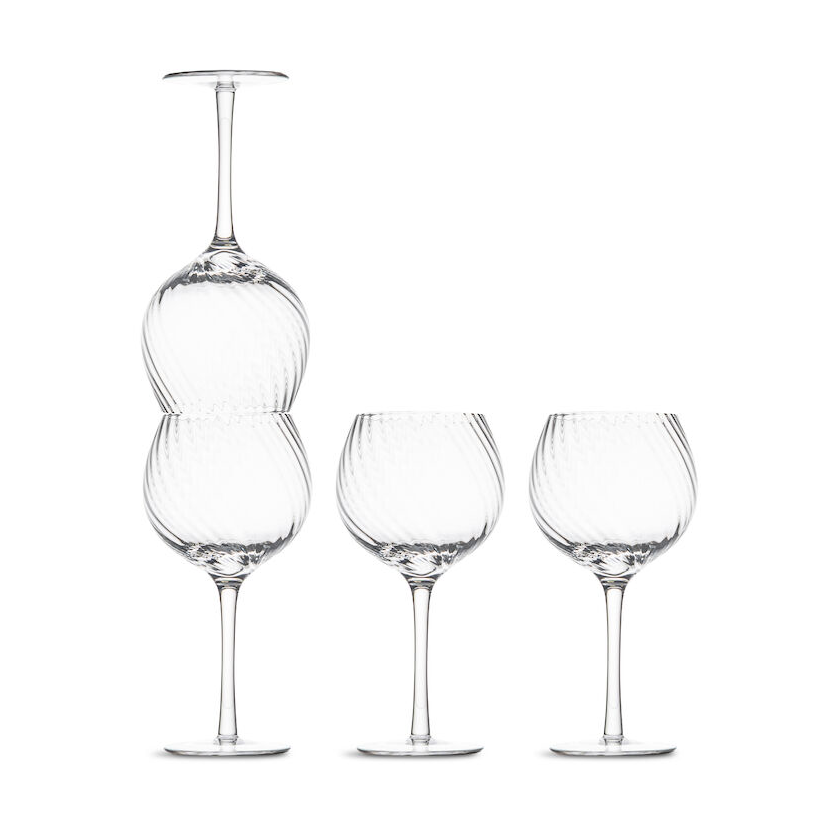Byon Opacity wine glass 47 cl 4-pack Clear | Scandinavian Design | Wine glasses | Transparent