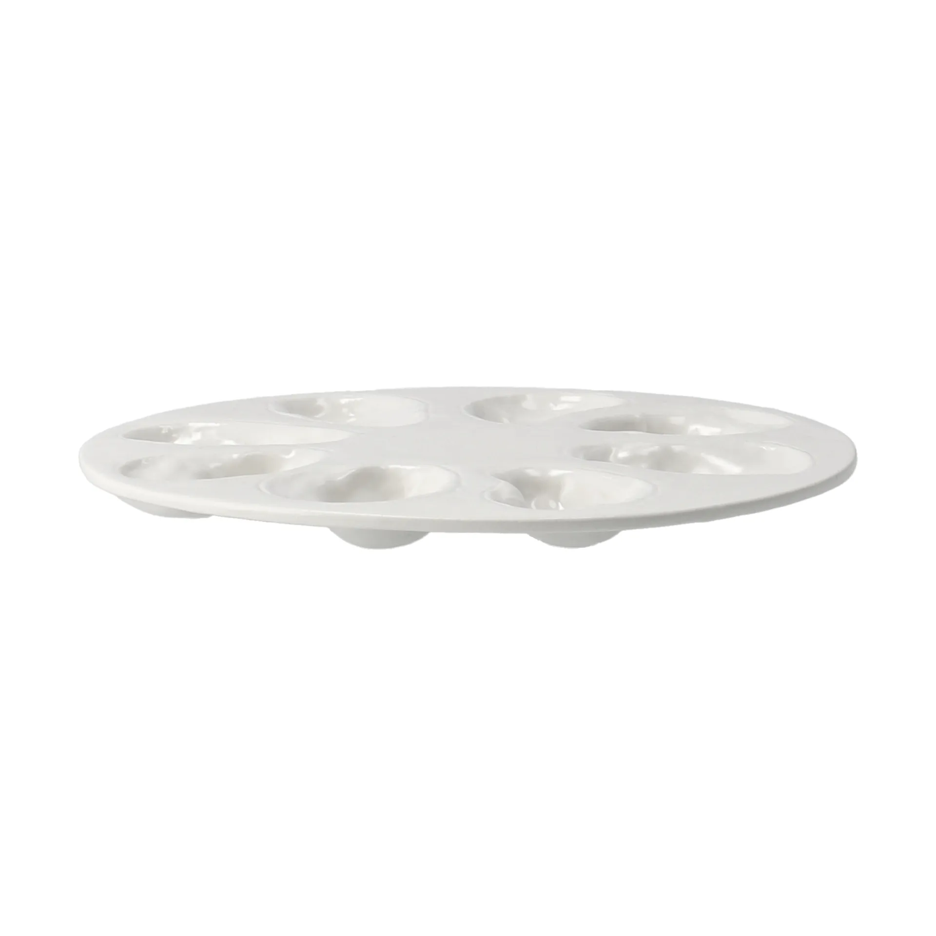 Oyster plate Ø27 cm, White Byon
