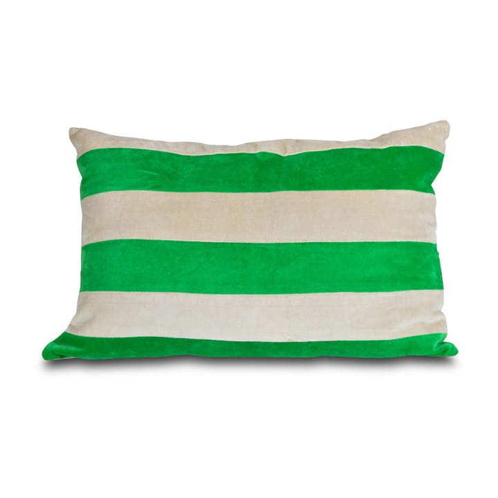 Pathi cushion L 40x60 cm - Green-beige - Byon