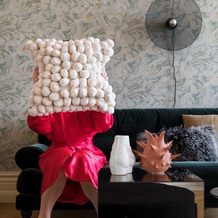 Pom Pom cushion 45x45 cm - Off white - Byon