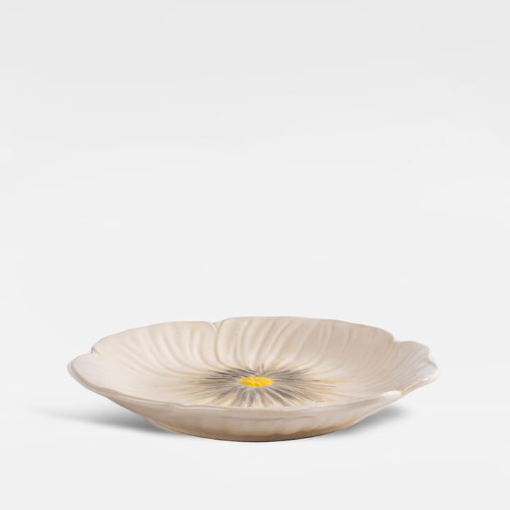 Poppy small plate 20.5x21 cm - Beige - Byon