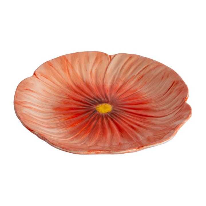 Poppy small plate 20.5x21 cm - Red - Byon