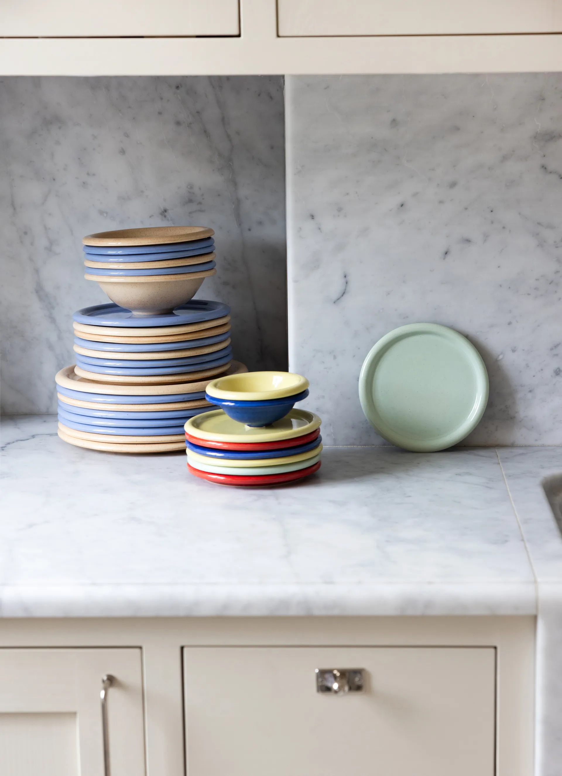 Porto saucer small Ø17 cm, Mint green Byon