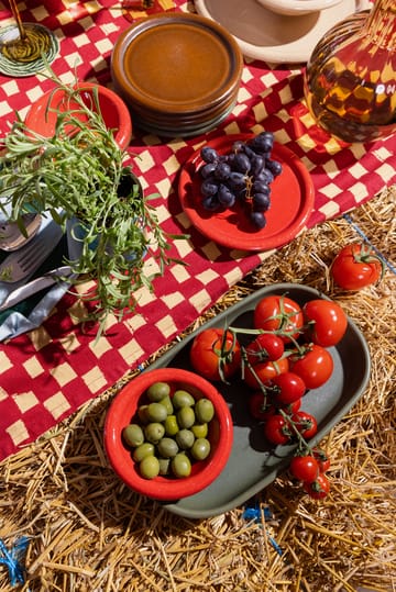 Porto serving tray 18x30 cm - Green - Byon