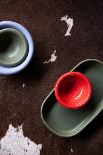 Porto serving tray 18x30 cm - Green - Byon