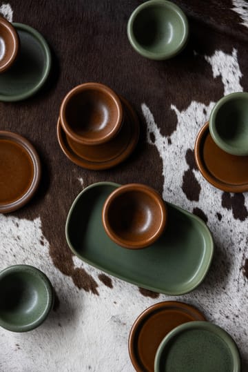 Porto serving tray 18x30 cm - Green - Byon